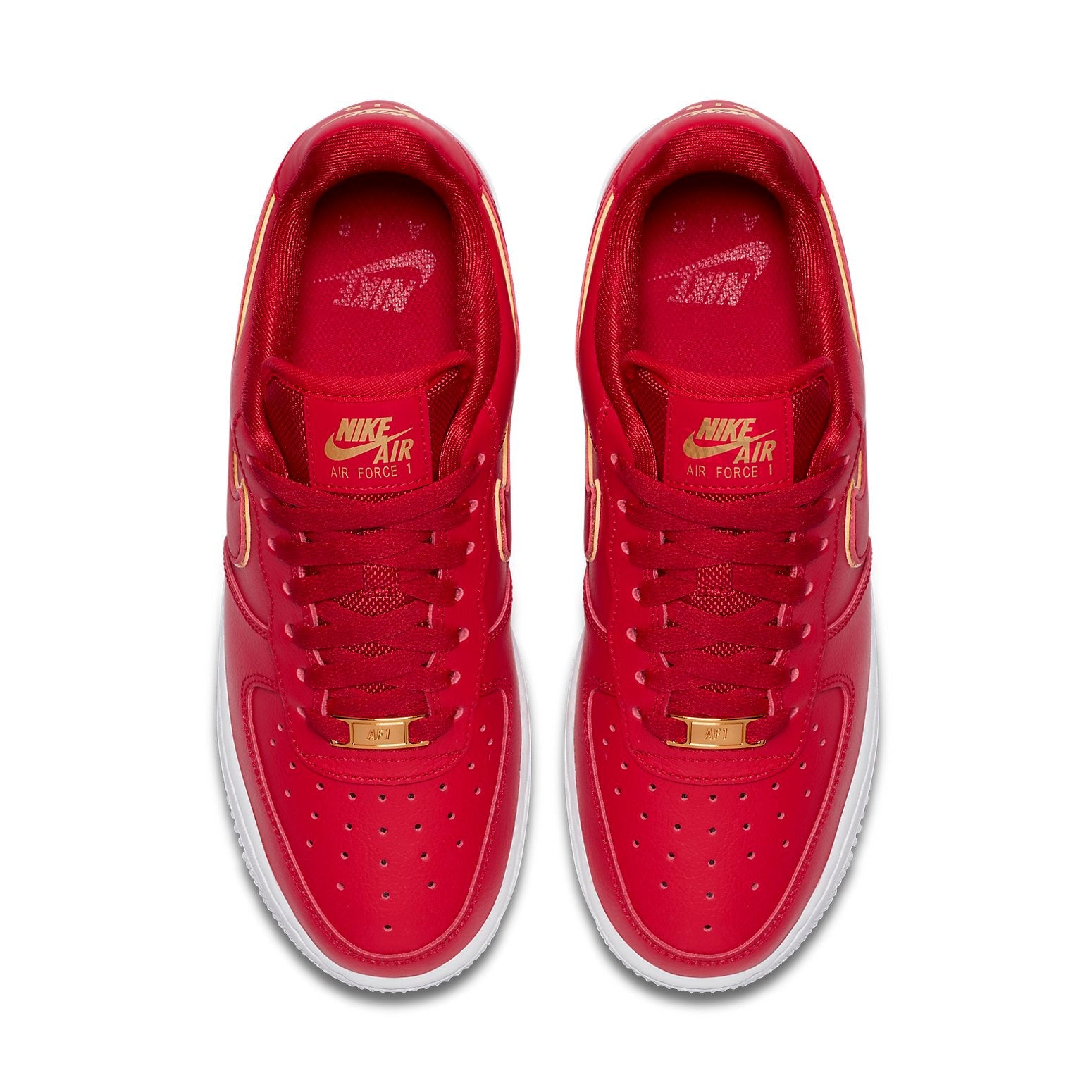 (WMNS) Nike Air Force 1 Low 'Red Gold Swoosh' AO2132-602