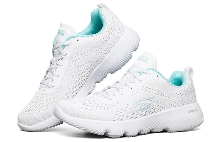 (WMNS) Skechers Go Run Focus Low-Top White/Blue 128023-LGLB