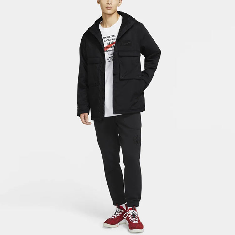 Nike Lebron Big Pocket Hooded Jacket Men Black CK6772-010
