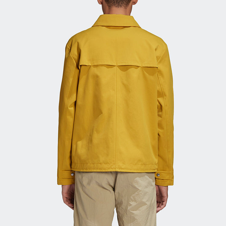 adidas originals Holbeck Casual Sports Jacket Yellow FR9281