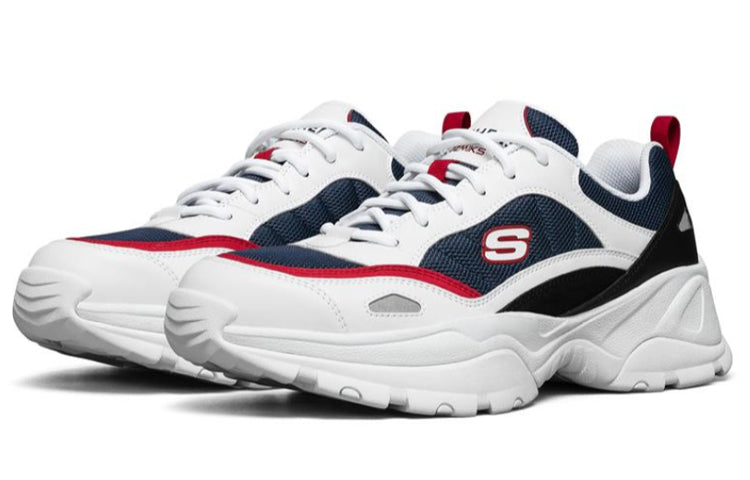 Skechers Kozmiks Running Shoes White/Red/Blue 888001-WNV