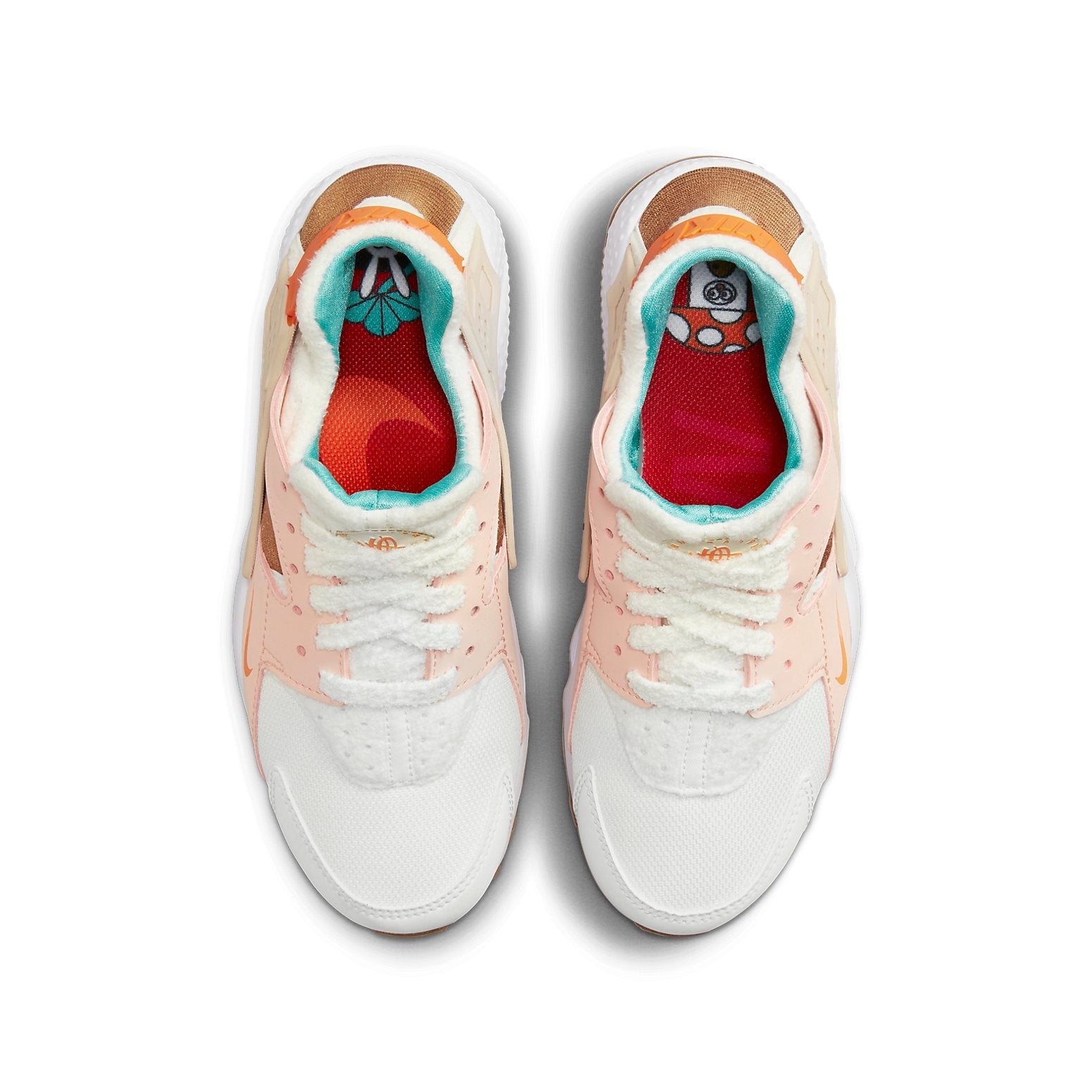 (GS) Nike Huarache Run 'Sail safety Orange' FD4632-181