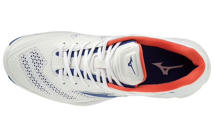 Mizuno Wave Stealth 5 Low Tops Volleyball Shoes White Blue Pink X1GA180027
