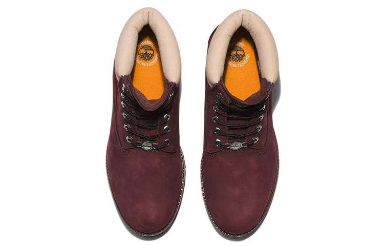 Timberland 6 Inch Premium Waterproof Boots 'Burgundy Nubuck' A2M1KC60