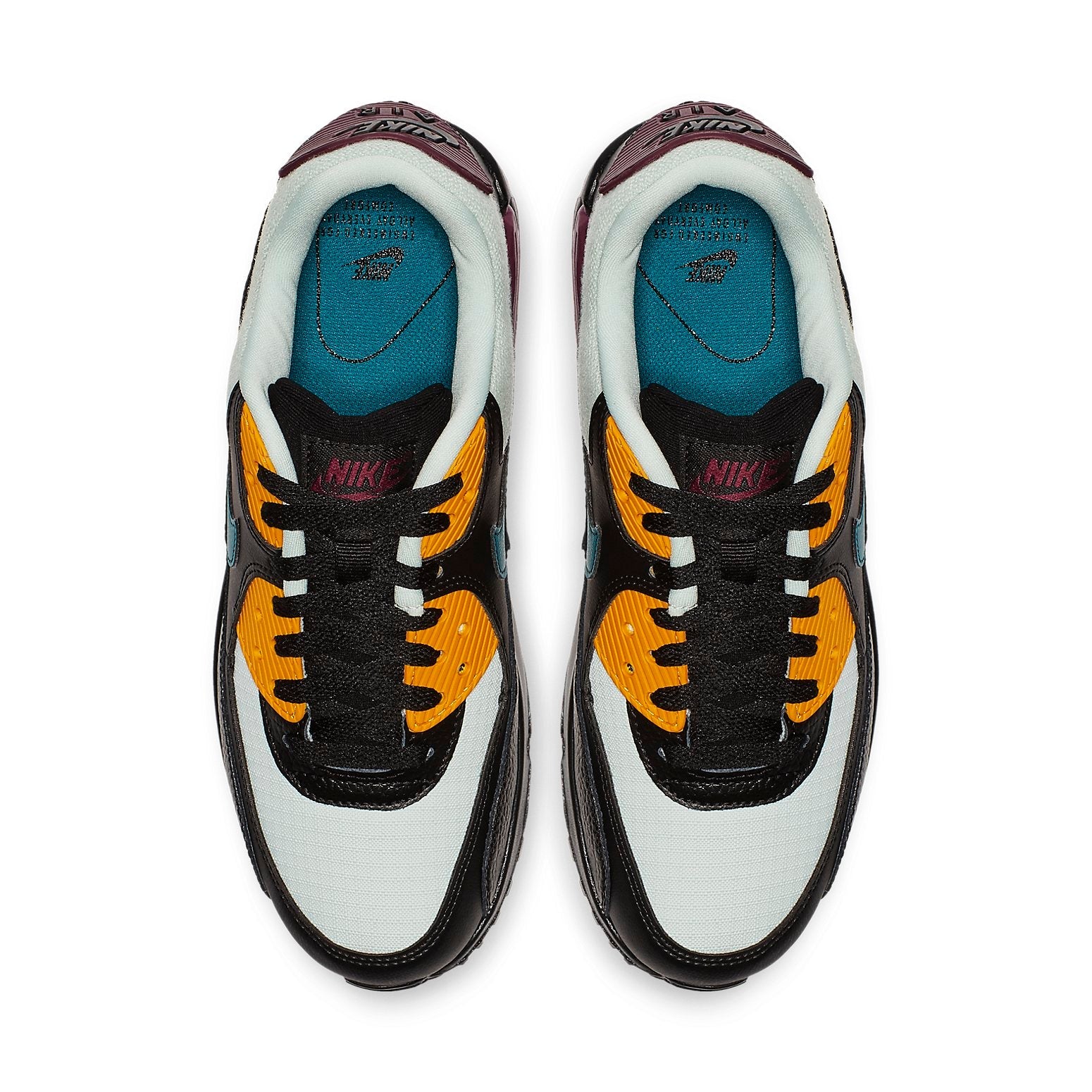 (WMNS) Nike Air Max 90 'Silver Bordeaux Teal' 325213-058