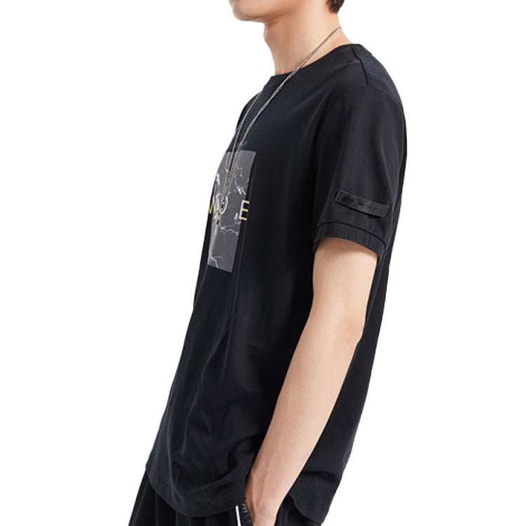 Li-Ning Way of Wade Flash Printing Tee 'Black' AHSQ465-1