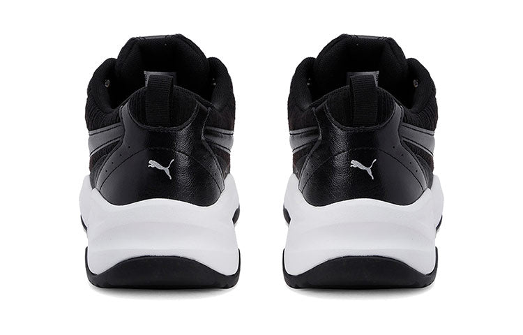 (WMNS) PUMA Cilia Shift Low-cut Running Shoes Black/White 370284-01