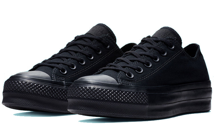 (WMNS) Converse Chuck Taylor All Star Platform Low 'Triple Black' 562926C