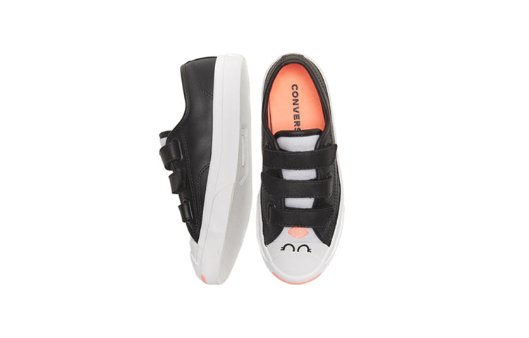Converse Jack Purcell Sneakers K Black/Pink 769802C