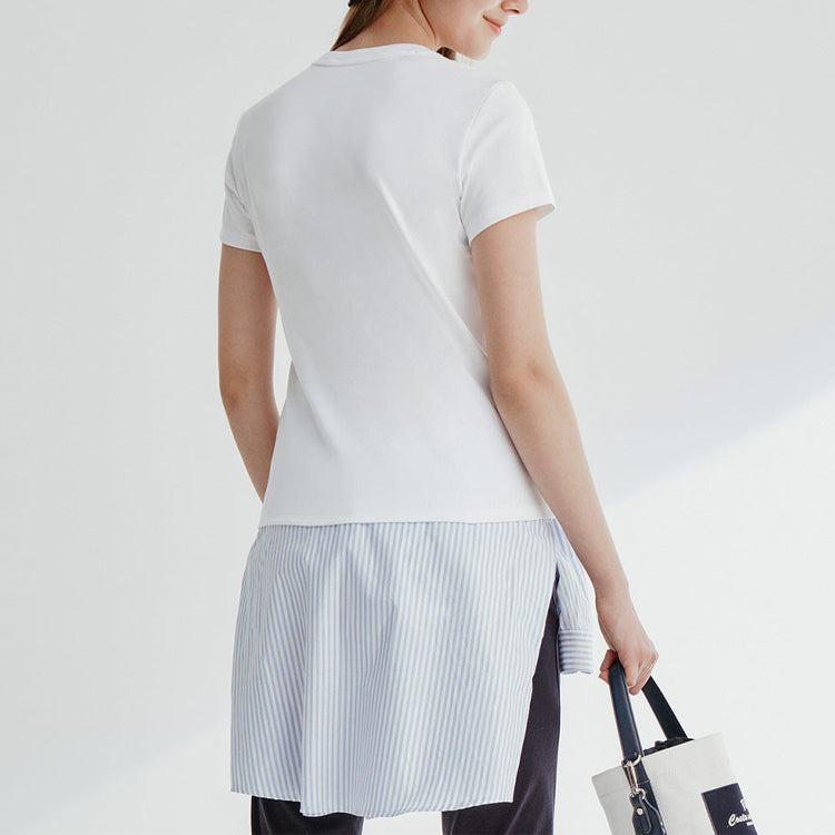(WMNS) FILA ADE Short Sleeve White T-Shirt F11W028158F-WT