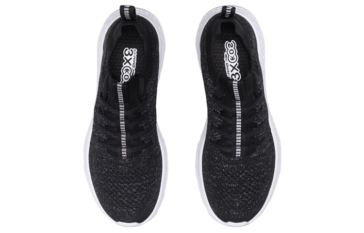 (WMNS) Li-Ning Eazgo Low 'Black White' AREP004-3