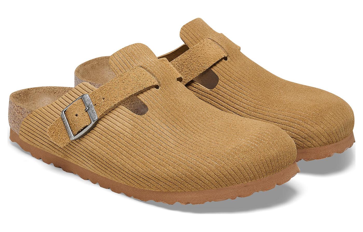 Birkenstock Birkenstock Boston Suede Embossed 'Butterscotch Brown' 1025647