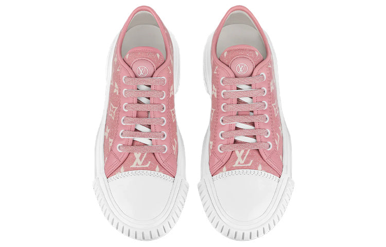 (WMNS) LOUIS VUITTON Squad Sneakers 'Pink Monogram' 1A9S0K