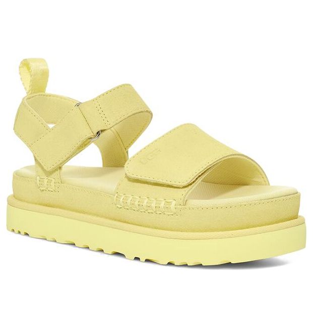 (WMNS) UGG Goldenstar Platform Sandal 'Lemon Yellow' 1117954-LELI