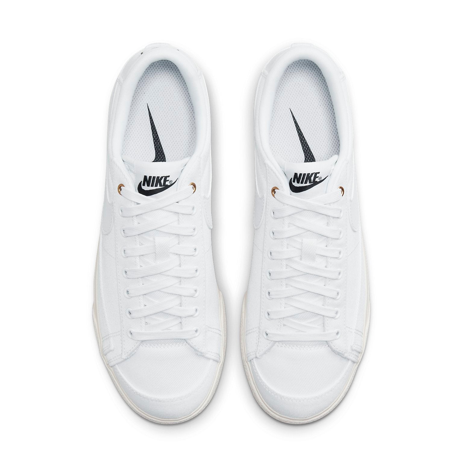 (WMNS) Nike Blazer Platform Low Canvas 'White' DV7475-100