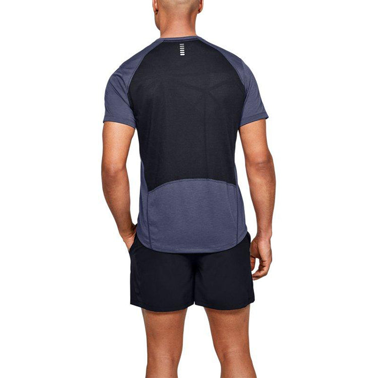 Men's Under Armour UA Swyft Running Sports Short Sleeve Blue 1347412-497