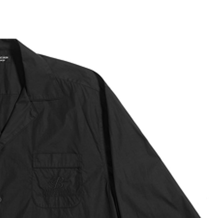 Balenciaga Long Sleeve Shirt Medium Fit 'Black' 658844TEM161000