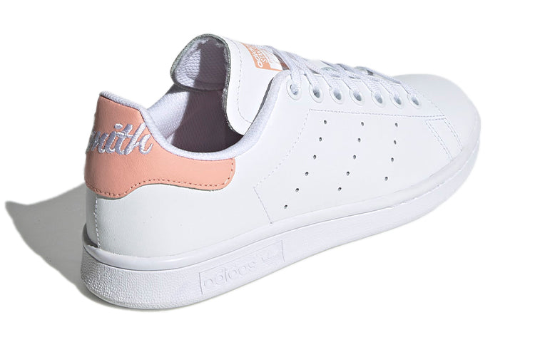 (GS) adidas originals Stan Smith J 'White Pink' EE7571