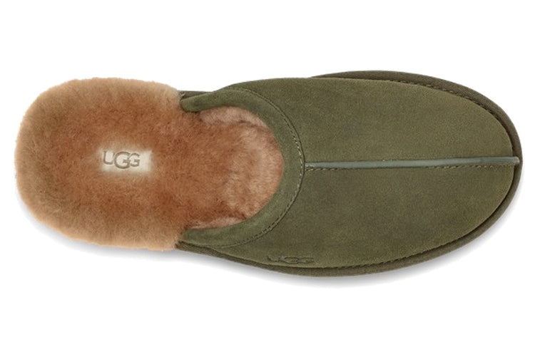 UGG Scuff Slipper Fleece Lined Olive Green 1101111-BTOL