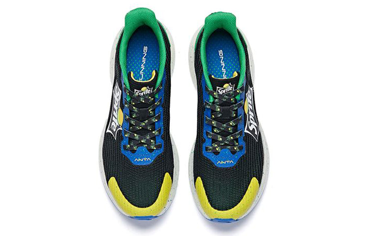 (WMNS) ANTA x Sprite Bubble Low 'Black Green Yellow' 122025520-14