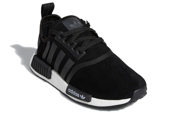 (GS) adidas NMD_R1 J 'Black Shiny Blue' F97579
