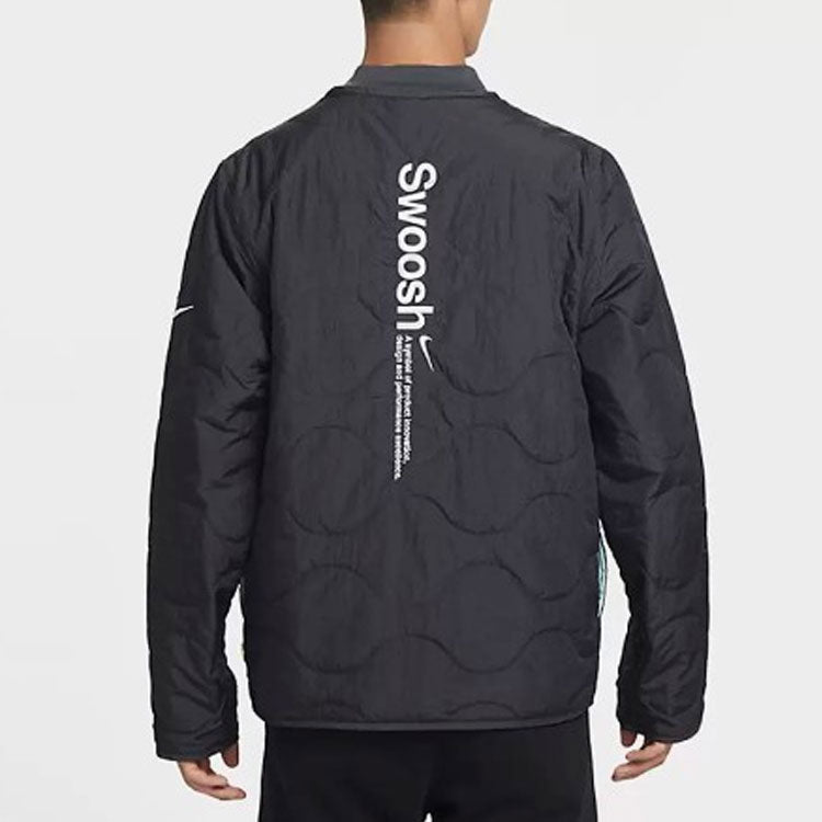Nike Swoosh Logo Padded Jacket 'Black' FB1909-060