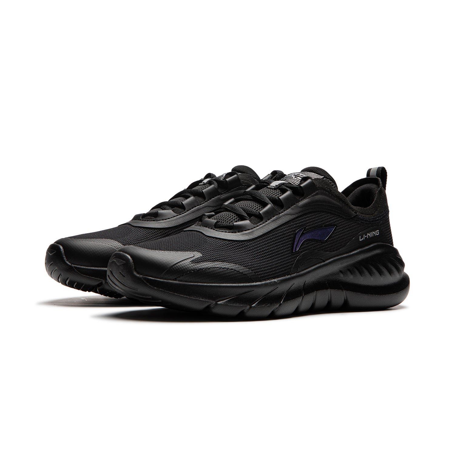 (WMNS) Li-Ning Easy Flex 'Black Blue' ARSU030-2
