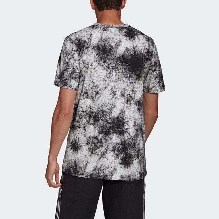 adidas originals AOP Tee Dragon Printing Short Sleeve Black FM3704