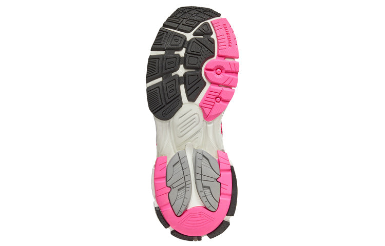 (WMNS) Balenciaga Runner Sneakers 'White Pink Grey Mesh and Nylon' 677402W3RBN9155