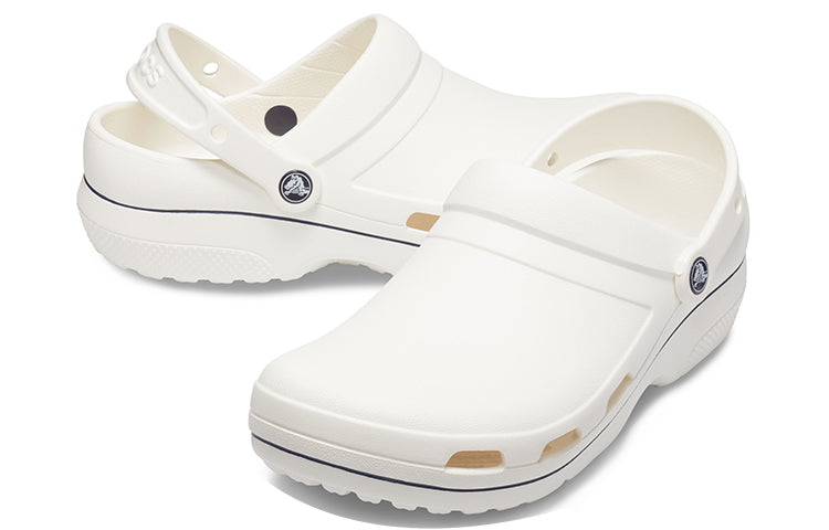 Crocs Wear-Resistant Non-Slip Sports Unisex White Black Sandals 'White Black' 205883-126