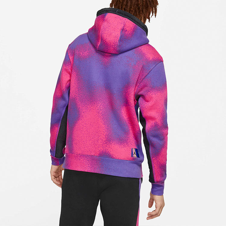 Air Jordan Printing Fleece Pullover Purple CK9650-510