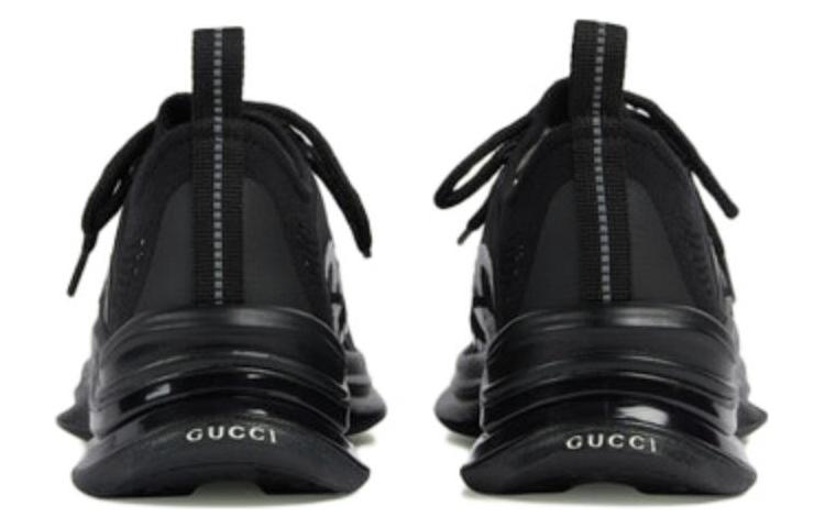 (WMNS) Gucci Run Sneaker 'Black' 714665-USM10-8442