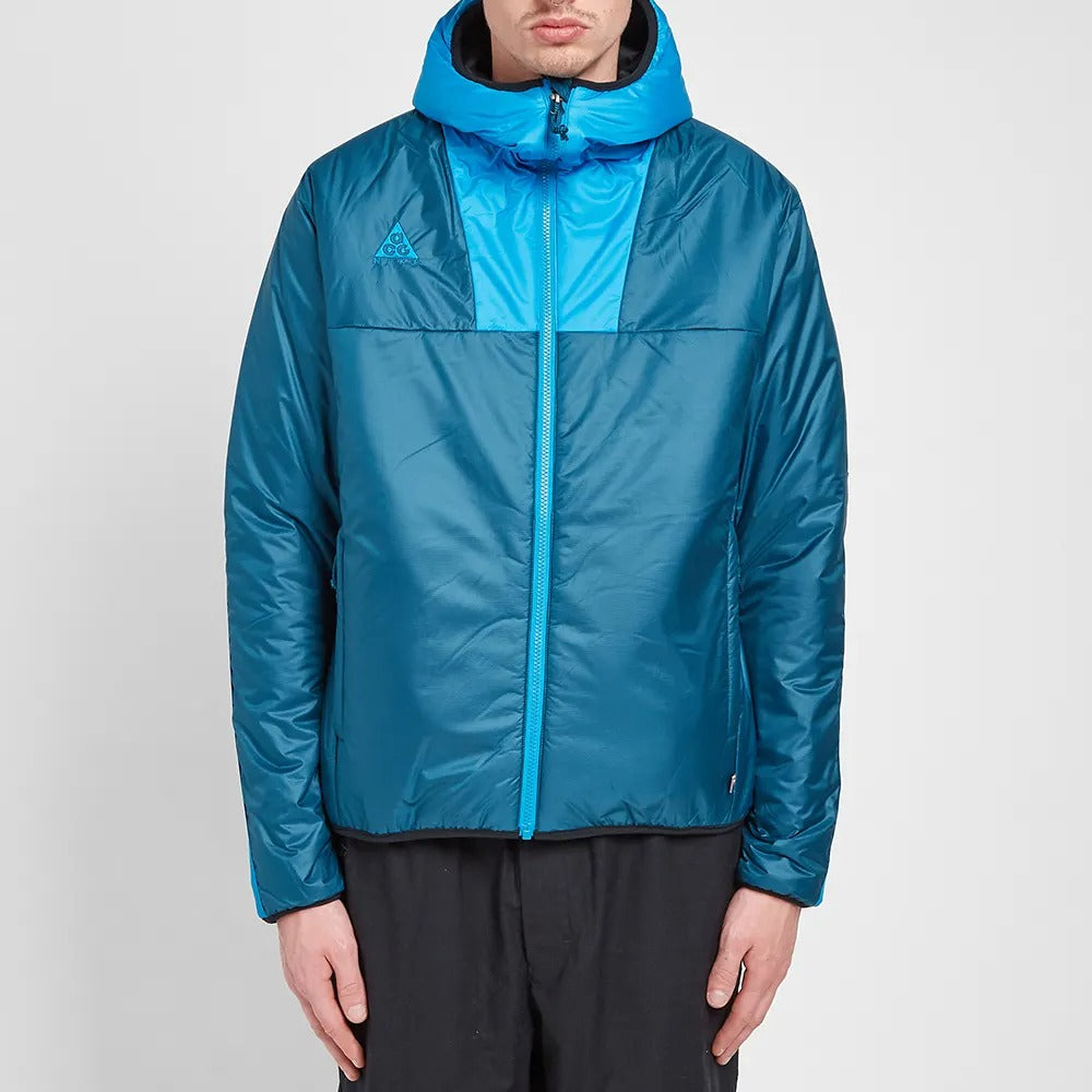 Nike ACG Synthetic Fill Jacket Colorblock Stay Warm Hooded Padded Jacket US Edition Blue CD7650-347
