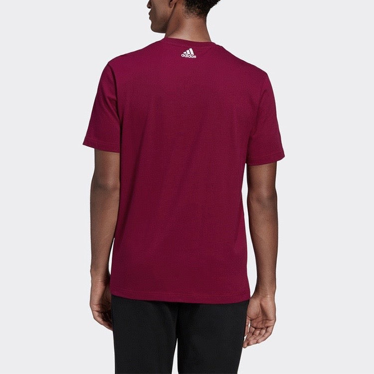 adidas Cartoon Printing Round Neck Short Sleeve Red GE4698