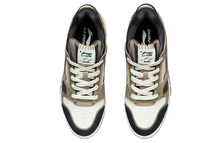 Li-Ning Low-Top 'White Brown Black' AGCR297-4