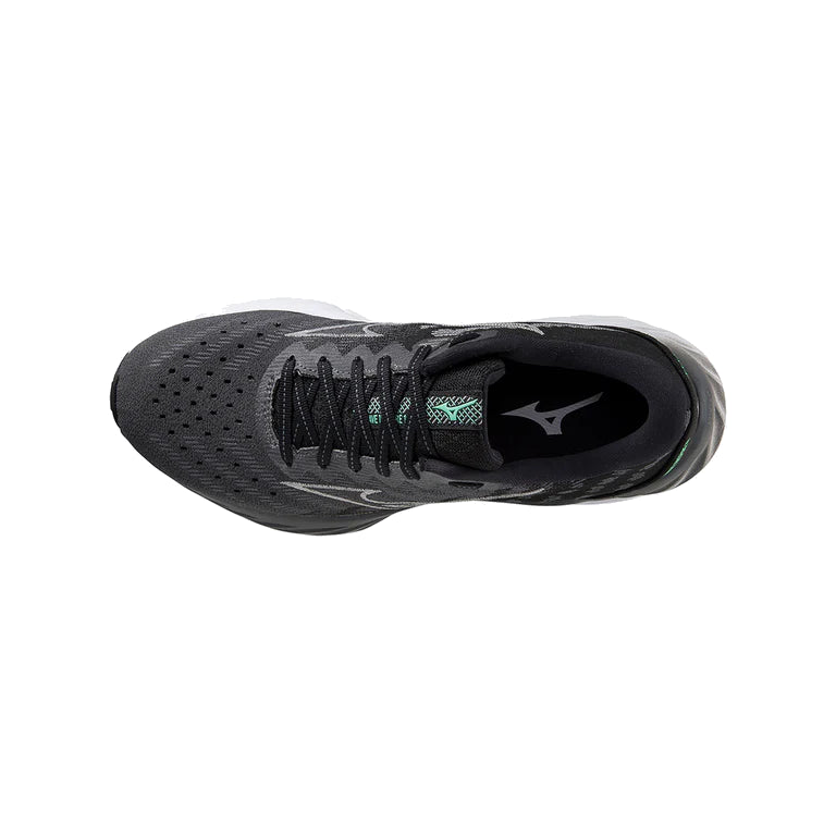 (WMNS) Mizuno Wave Inspire 19 SSW Running Sneakers ' Iron Gate Nimbus Cloud Spring Bud' J1GD231322