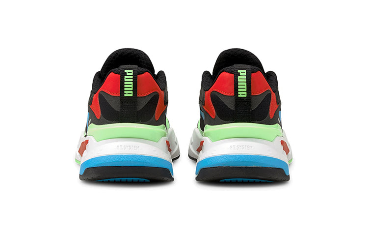 (GS) PUMA RS-Fast 'Black Elektro Green' 375696-01