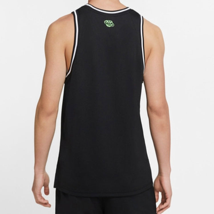 Nike Dri-Fit JDI Jersey Sports Top Men Black CW7384-010