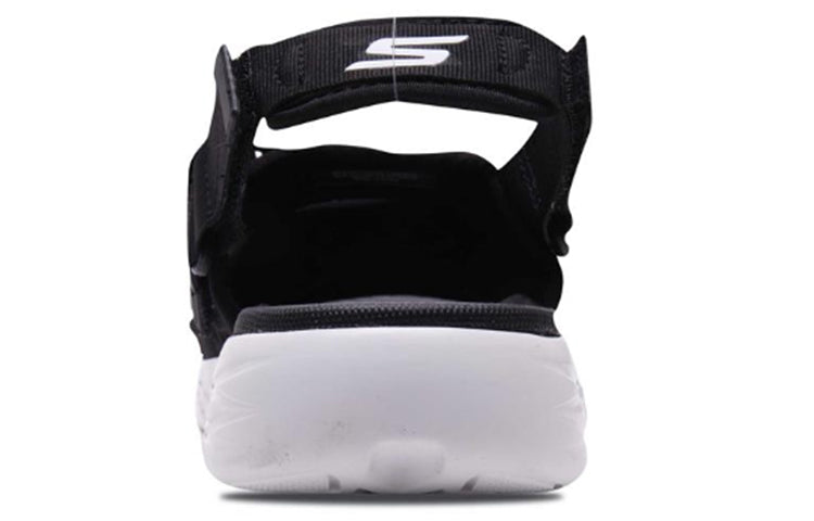Skechers On-The-Go 600 Black Sandals 'Black White' 55367-BKW