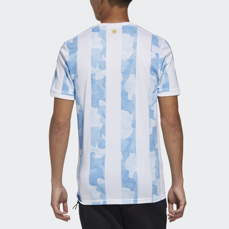 adidas SW Fan Edition 21 Home Soccer Jersey Asia Sizing 'Messi Blue' GE5475