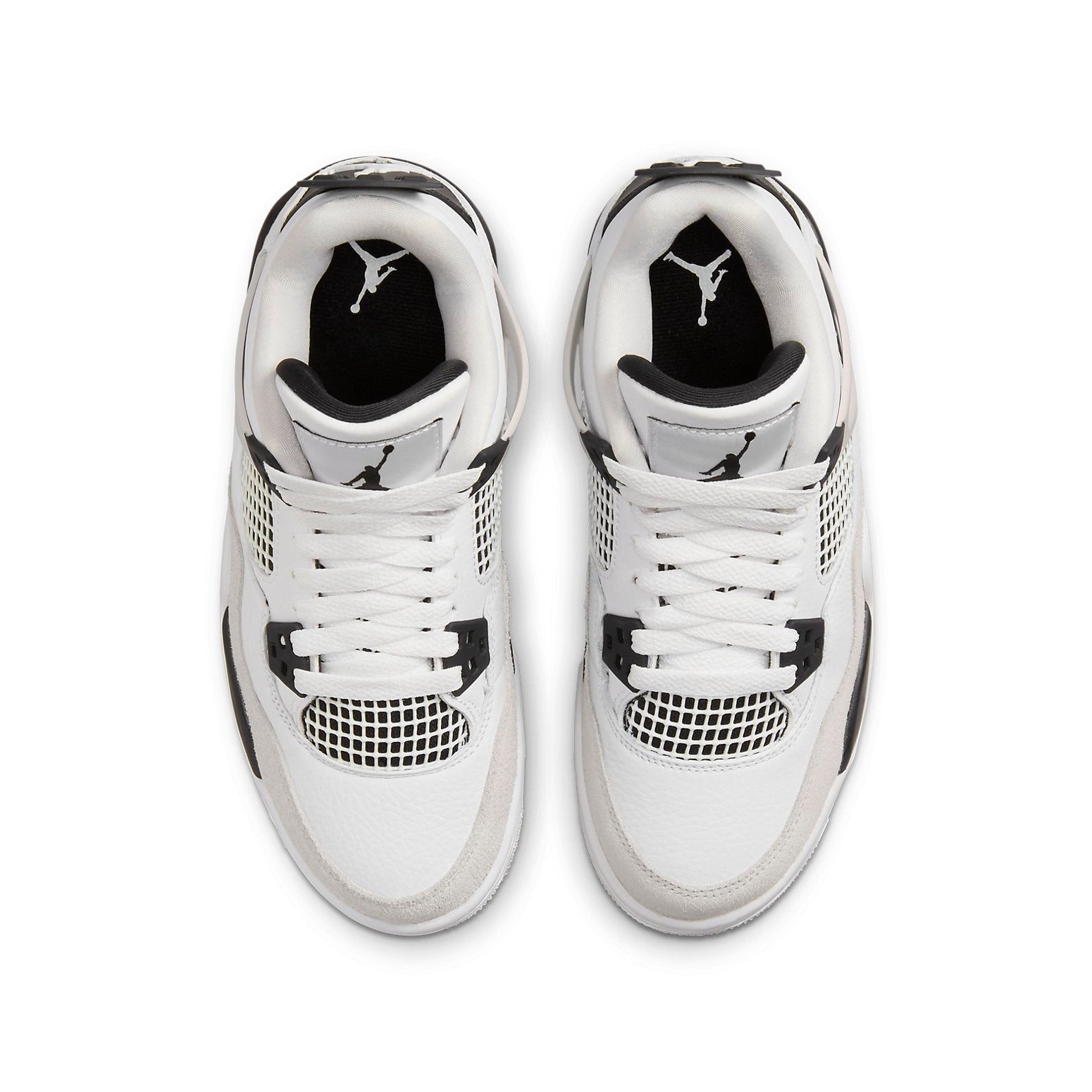 (GS) Air Jordan 4 Retro 'Military Black' 408452-111