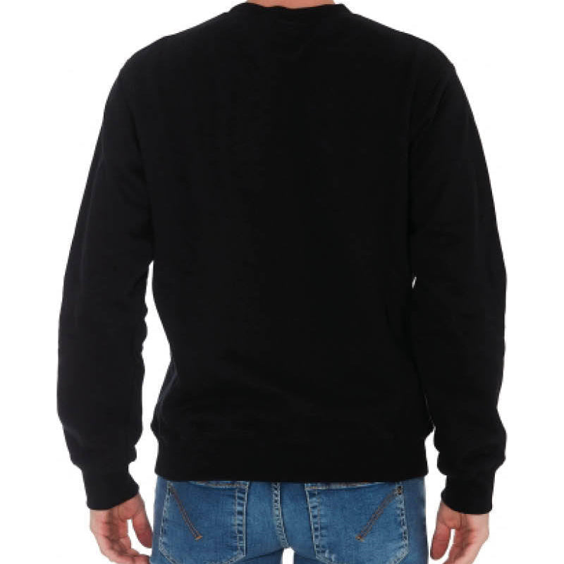 Men's DIOR x KENNY SCHARF Crossover SS21 Alphabet Embroidered Round Neck Pullover Autumn Black 193J687-A0531-985