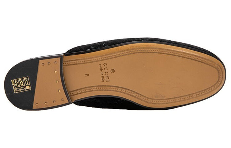 Gucci Princetown Flat 'Black Velvet' 457114-9JT00-1000