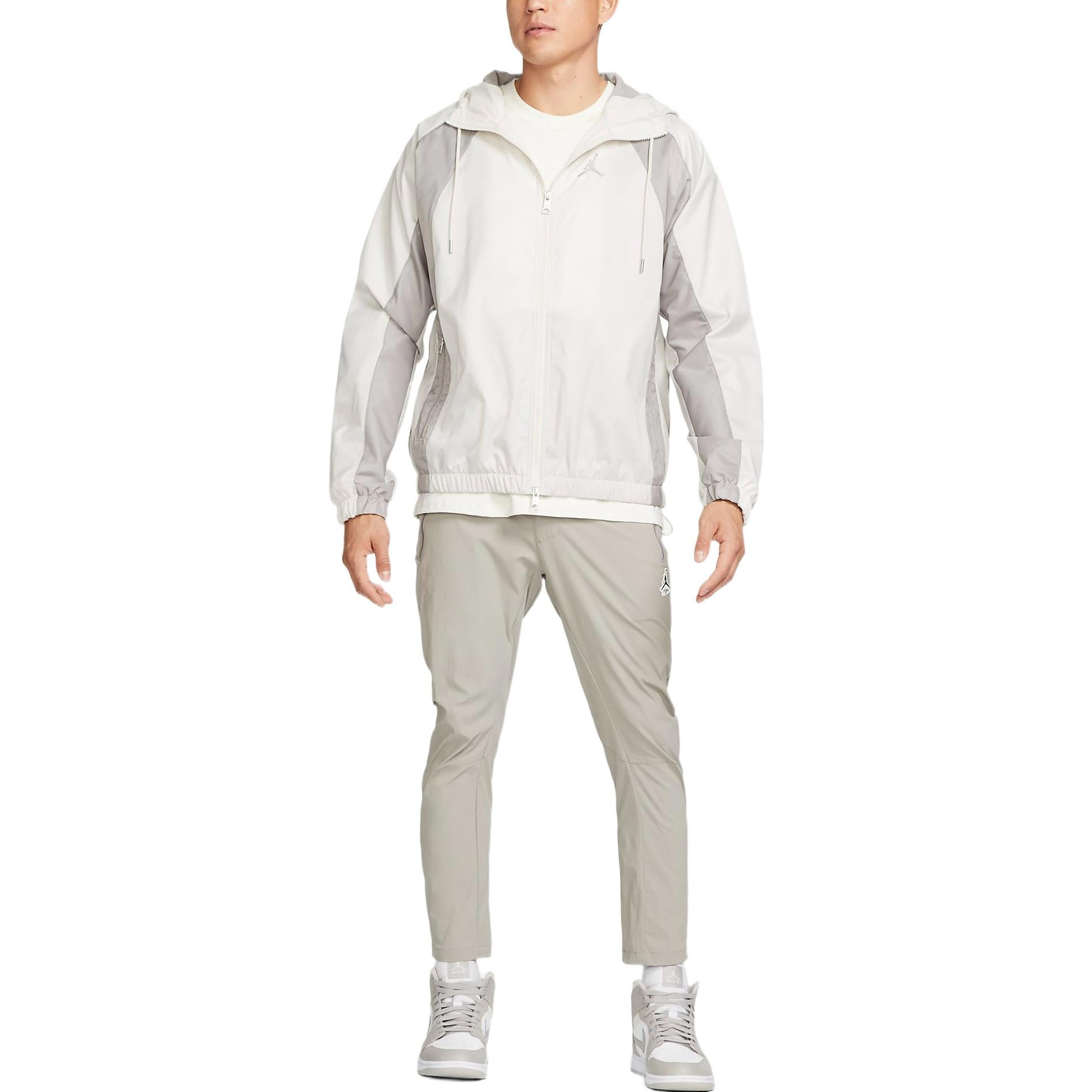 Men's Air Jordan Statement Essentials Solid Color Alphabet Embroidered Casual Pants/Trousers Gray DM9929-016