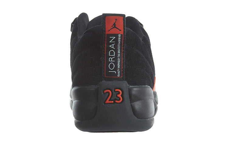 (GS) Air Jordan 12 Retro Low 'Black Max Orange' 308305-003