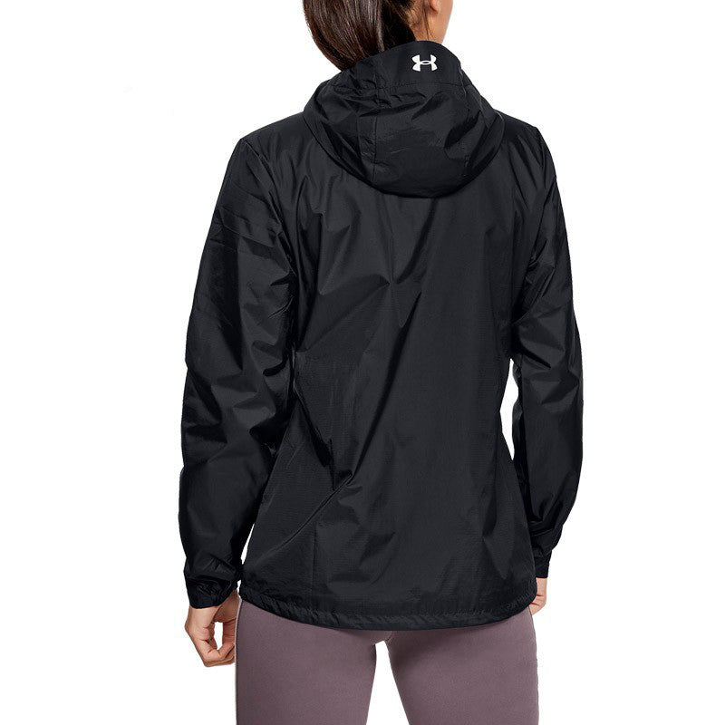 (WMNS) Under Armour Forefront Rain Jacket Black 1321443-001