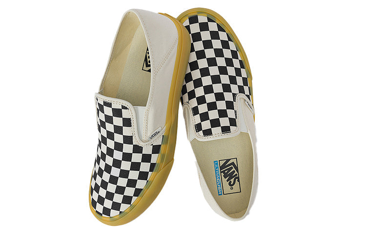Vans Slip-on Casual Low Tops Skateboarding Shoes Unisex Black White VN0A5HYQ1KP