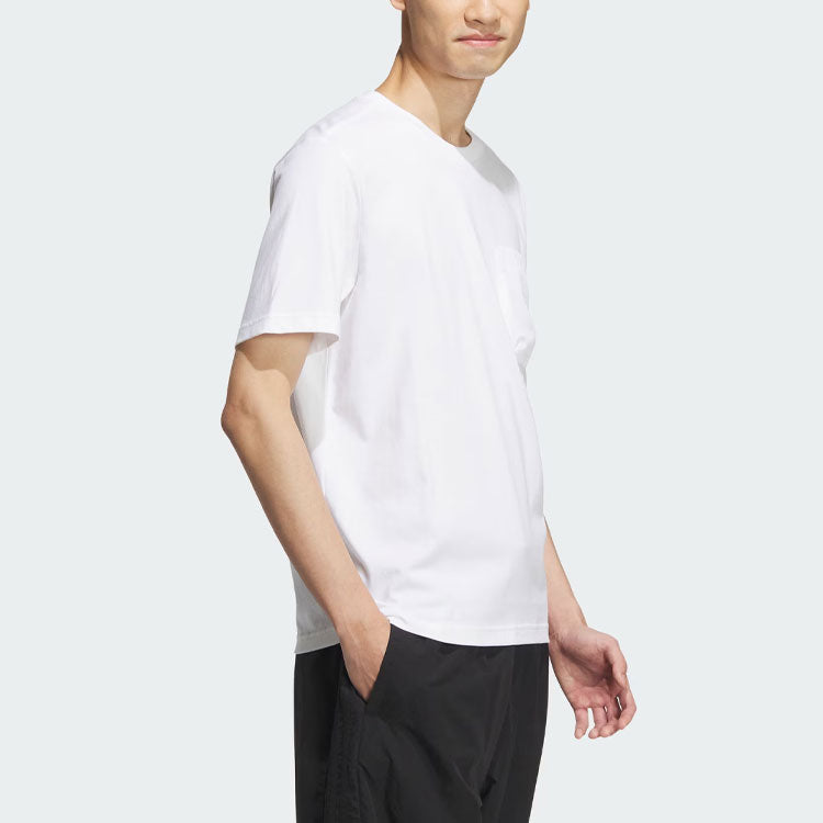 adidas Neo Green Ride Graphic T-Shirts 'White' IK5093