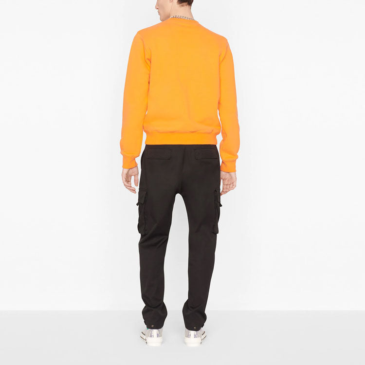 Men's DIOR FW21 Solid Color Logo Sports Orange 113J699A0531-C242