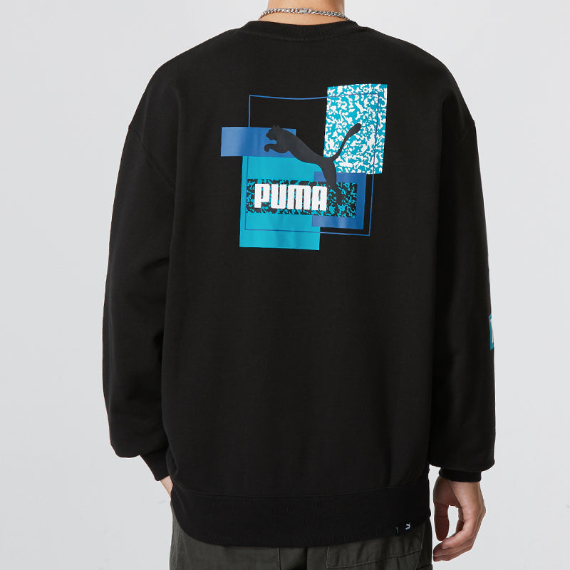 PUMA Brand Love Crew Sweatshirt 'Black' 537657-01